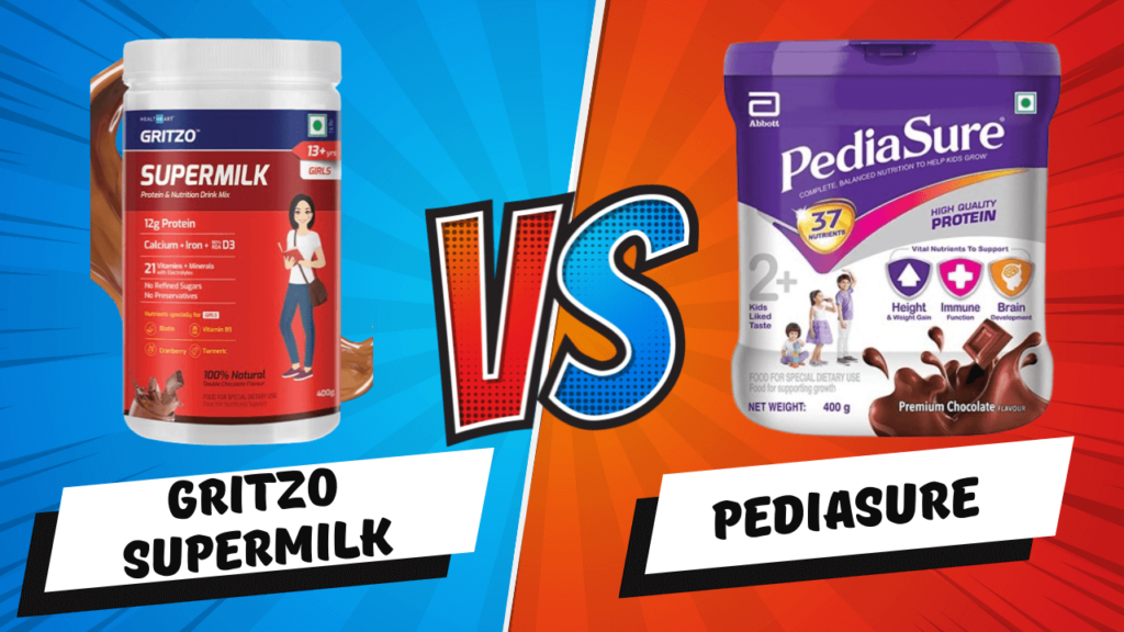 Gritzo Supermilk vs Pediasure: Which is Better?